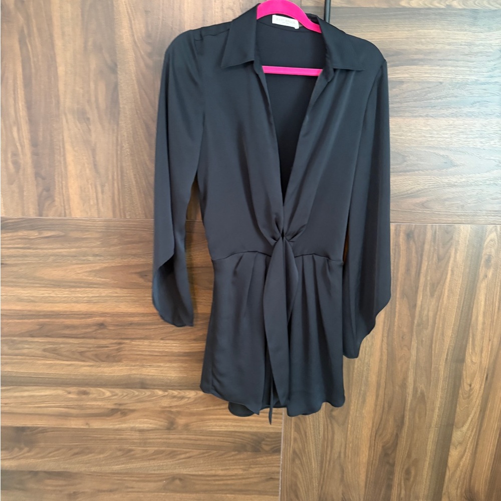 Ramy Brook Black Mini Dress